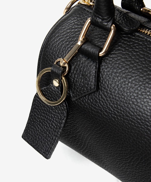 AULENTTI(オウレンティ)の「AULENTTI MINI BOSTON SHOULDER BAG オウレンティ ミニボストン ショルダーバッグ(ショルダーバッグ・レディース・ブラウン系1/ブラック・FREE)」の11枚目の写真