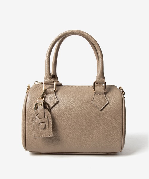 AULENTTI(オウレンティ)の「AULENTTI MINI BOSTON SHOULDER BAG オウレンティ ミニボストン ショルダーバッグ(ショルダーバッグ・レディース・ブラウン系1/ブラック・FREE)」の5枚目の写真