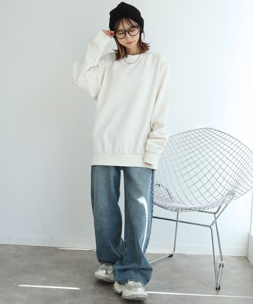 THE NORTH FACE(ザノースフェイス)の「【THE NORTH FACE/ザノースフェイス】Evolution Simple Dome Crew / クルーネック スウェット トレーナー(スウェット・メンズ・ブラック/グレー/オフホワイト・L/XL/M)」の22枚目の写真