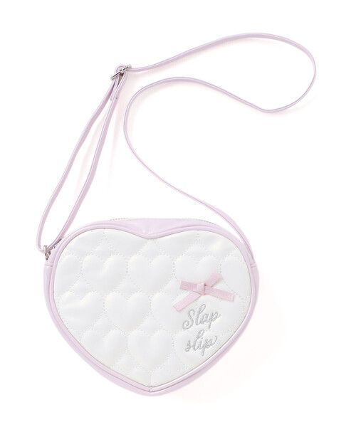 SLAP SLIP(スラップスリップ)の「ハートキルトポシェット(ショルダーバッグ・キッズ・レッド/ホワイト・FREE)」の6枚目の写真