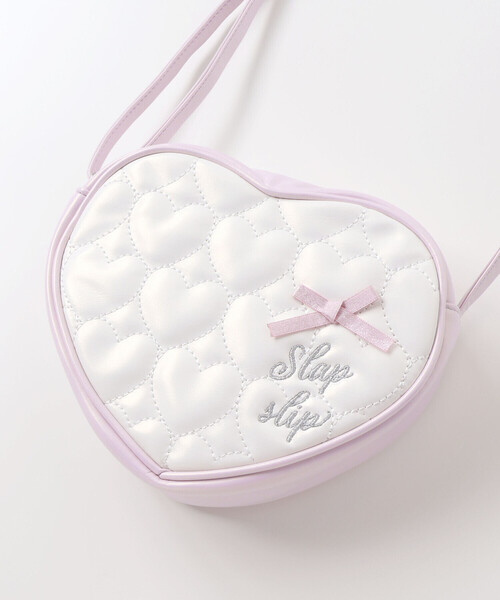SLAP SLIP(スラップスリップ)の「ハートキルトポシェット(ショルダーバッグ・キッズ・レッド/ホワイト・FREE)」の8枚目の写真