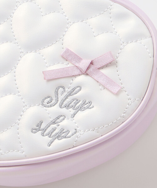 SLAP SLIP(スラップスリップ)の「ハートキルトポシェット(ショルダーバッグ・キッズ・レッド/ホワイト・FREE)」の9枚目の写真