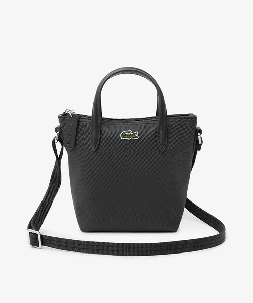 LACOSTE（ラコステ）の「『L.12.12』CONCEPT 2WAYミニトート（トートバッグ・レディース・サンドベージュ/ダークネイビー/ブラック・FREE）」の16枚目の写真