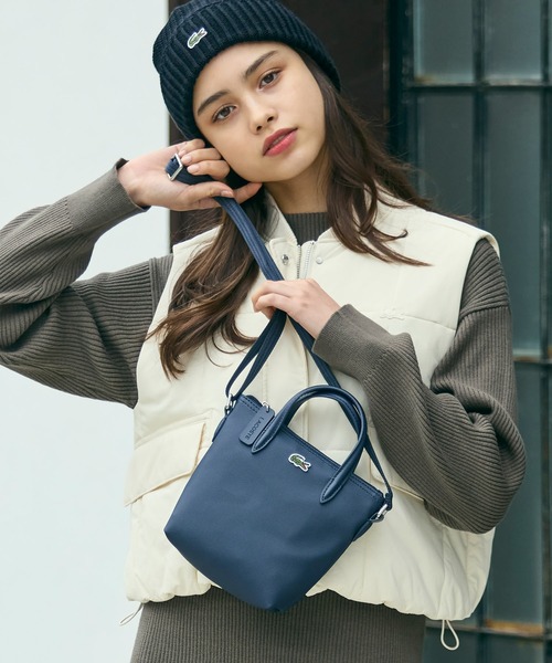 LACOSTE（ラコステ）の「『L.12.12』CONCEPT 2WAYミニトート（トートバッグ・レディース・サンドベージュ/ダークネイビー/ブラック・FREE）」の18枚目の写真