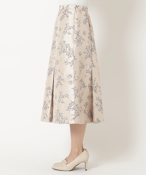 Rose Tiara（ローズティアラ）の「スズランジャカードフレアスカート（スカート・レディース・ブラウン/ベージュ・46/42/38）」の13枚目の写真