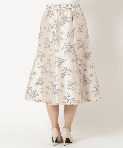 Rose Tiara（ローズティアラ）の「スズランジャカードフレアスカート（スカート・レディース・ブラウン/ベージュ・46/42/38）」の14枚目の写真