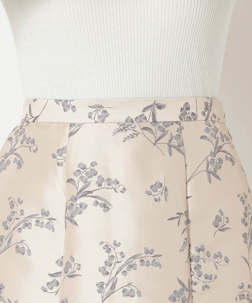 Rose Tiara（ローズティアラ）の「スズランジャカードフレアスカート（スカート・レディース・ブラウン/ベージュ・46/42/38）」の15枚目の写真