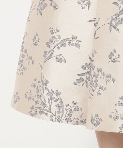 Rose Tiara（ローズティアラ）の「スズランジャカードフレアスカート（スカート・レディース・ブラウン/ベージュ・46/42/38）」の18枚目の写真