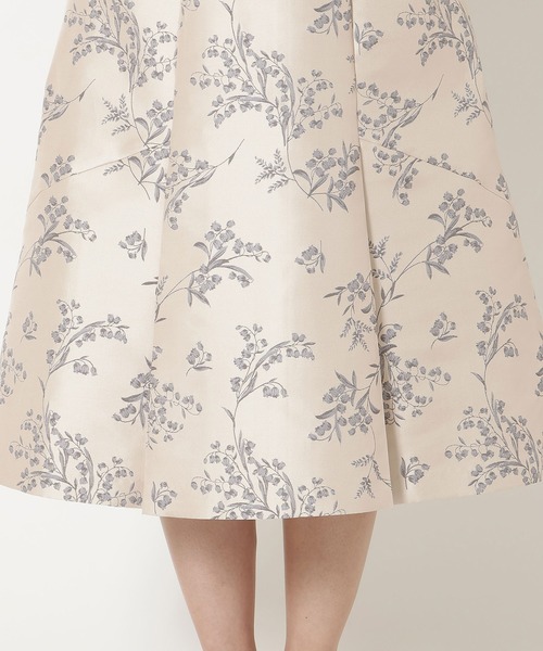 Rose Tiara（ローズティアラ）の「スズランジャカードフレアスカート（スカート・レディース・ブラウン/ベージュ・46/42/38）」の19枚目の写真