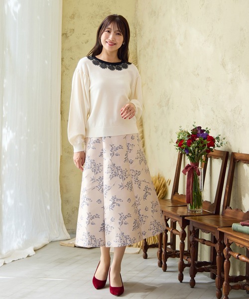 セール】スズランジャカードフレアスカート（スカート）｜Rose Tiara