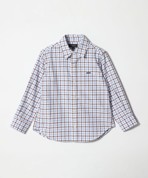 チェックシャツ / キッズ 110cm-130cm（シャツ/ブラウス）｜green