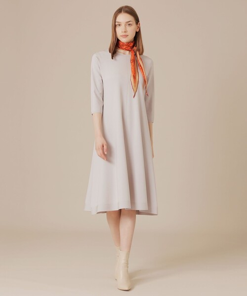 MACKINTOSH LONDON（マッキントッシュ ロンドン）の「【婦人画報11月号掲載】【Diamond Shape Scarf/ダイヤモンドシェイプスカーフ】バイブリーダイヤモンドシェイプスカーフ（マフラー・レディース・グリーン/パープル系その他4/オレンジ・FREE）」の6枚目の写真