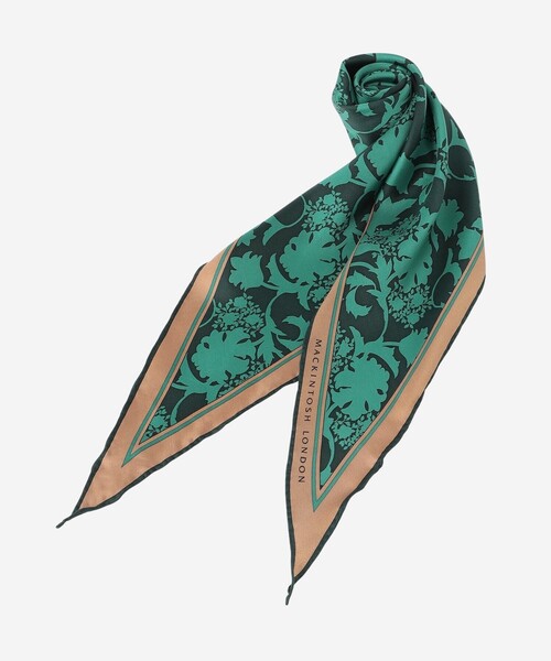 MACKINTOSH LONDON（マッキントッシュ ロンドン）の「【婦人画報11月号掲載】【Diamond Shape Scarf/ダイヤモンドシェイプスカーフ】バイブリーダイヤモンドシェイプスカーフ（マフラー・レディース・グリーン/パープル系その他4/オレンジ・FREE）」の9枚目の写真