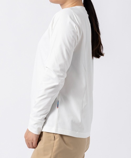 phenix outdoor(フェニックスアウトドア)の「phenix outdoor(フェニックスアウトドア)フロントロゴ ベーシック ロングスリーブTシャツ(Tシャツ/カットソー・レディース・オフホワイト/ライラック/ブラウン・S/M/L/XL)」の10枚目の写真