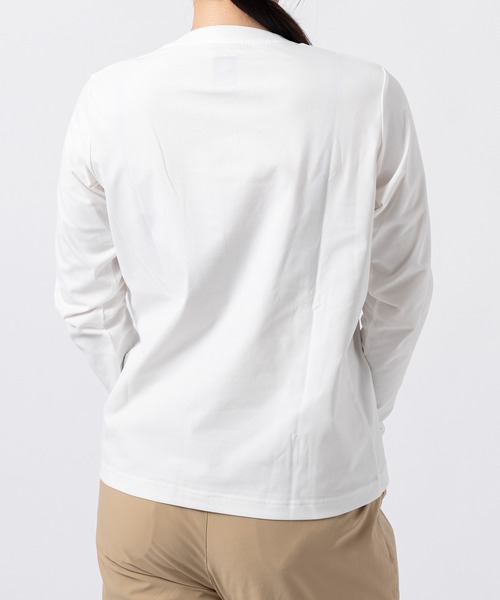 phenix outdoor(フェニックスアウトドア)の「phenix outdoor(フェニックスアウトドア)フロントロゴ ベーシック ロングスリーブTシャツ(Tシャツ/カットソー・レディース・オフホワイト/ライラック/ブラウン・S/M/L/XL)」の14枚目の写真