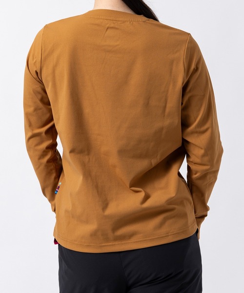 phenix outdoor(フェニックスアウトドア)の「phenix outdoor(フェニックスアウトドア)フロントロゴ ベーシック ロングスリーブTシャツ(Tシャツ/カットソー・レディース・オフホワイト/ライラック/ブラウン・S/M/L/XL)」の17枚目の写真