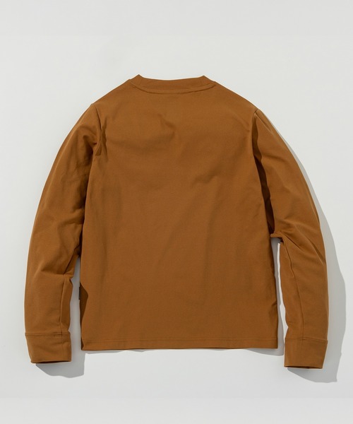 phenix outdoor(フェニックスアウトドア)の「phenix outdoor(フェニックスアウトドア)フロントロゴ ベーシック ロングスリーブTシャツ(Tシャツ/カットソー・レディース・オフホワイト/ライラック/ブラウン・S/M/L/XL)」の8枚目の写真