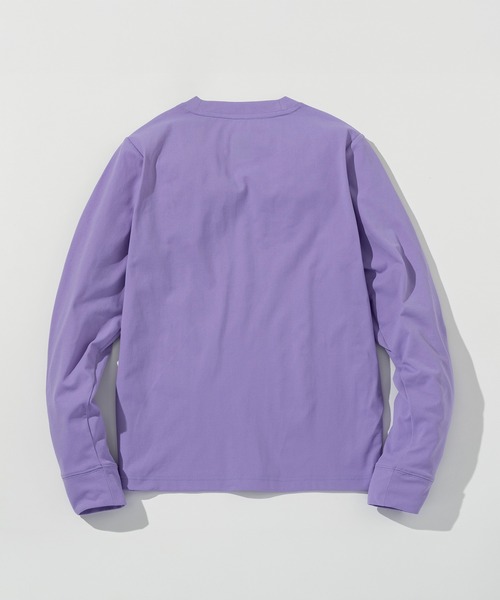phenix outdoor(フェニックスアウトドア)の「phenix outdoor(フェニックスアウトドア)フロントロゴ ベーシック ロングスリーブTシャツ(Tシャツ/カットソー・レディース・オフホワイト/ライラック/ブラウン・S/M/L/XL)」の7枚目の写真