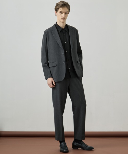 UNITED TOKYO(ユナイテッドトウキョウ)の「【新色追加】アウトラストロングスリーブシャツ 温度調整素材|ストレッチ|イージーケア|オールシーズン対応|インナー(シャツ/ブラウス・メンズ・ライトグレー/サックスブルー/チェック/ダークグレー/マルチ/ライトブラウン/グリーン/ホワイト・1/2/3)」の19枚目の写真