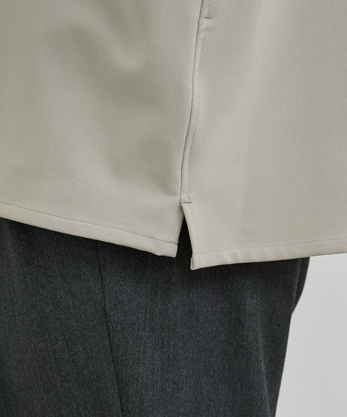 UNITED TOKYO（ユナイテッドトウキョウ）の「アウトラストロングスリーブシャツ　温度調整素材｜ストレッチ｜イージーケア｜冬服｜インナー（シャツ/ブラウス・メンズ・ライトグレー/サックスブルー/チェック/ダークグレー/マルチ/ライトブラウン/グリーン・1/2/3）」の19枚目の写真