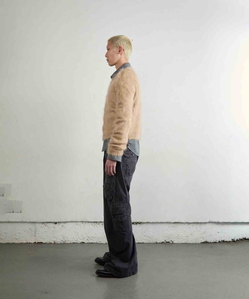 NVRFRGT（ネヴァーフォーゲット）の「BRUSHED MOHAIR V-NECK SWEATER