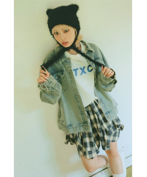 セール】【LTXC】腰巻き風チェックキュロット（その他パンツ