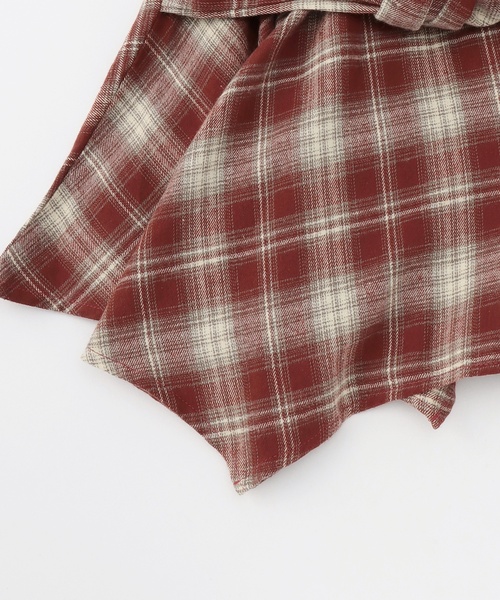 LOVETOXIC(ラブトキシック)の「【LTXC】腰巻き風チェックキュロット(その他パンツ・キッズ・レッド/ネイビー/ブラック・130cm/M:150cm/L:160cm/S:140cm)」の6枚目の写真