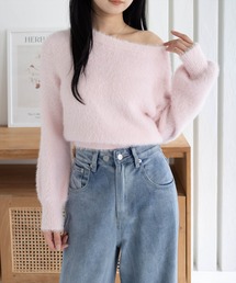 clear | 3wayフェザーニットトップス［大人 カジュアル 着回し力抜群］≪AW新作≫(ニット/セーター)