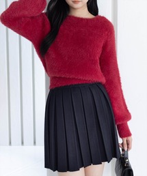 clear | 3wayフェザーニットトップス［大人 カジュアル 着回し力抜群］(ニット/セーター)