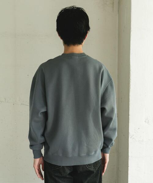 URBAN RESEARCH DOORS(アーバンリサーチドアーズ)の「『UR TECH』ピグメントダイ裏起毛スウェット(スウェット・メンズ・ブルー/グレー/ブラック・LARGE/MEDIUM)」の13枚目の写真