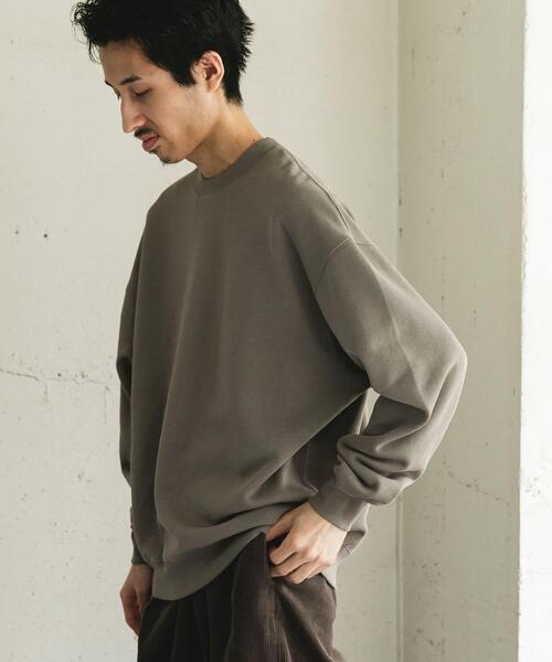 URBAN RESEARCH DOORS(アーバンリサーチドアーズ)の「『UR TECH』ピグメントダイ裏起毛スウェット(スウェット・メンズ・ブルー/グレー/ブラック・LARGE/MEDIUM)」の6枚目の写真