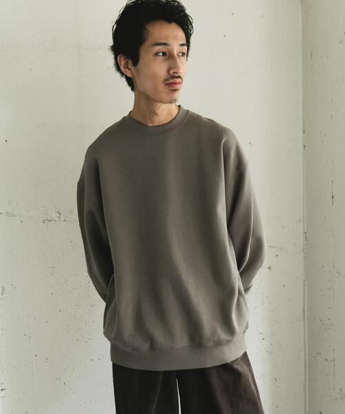 URBAN RESEARCH DOORS(アーバンリサーチドアーズ)の「『UR TECH』ピグメントダイ裏起毛スウェット(スウェット・メンズ・ブルー/グレー/ブラック・LARGE/MEDIUM)」の8枚目の写真