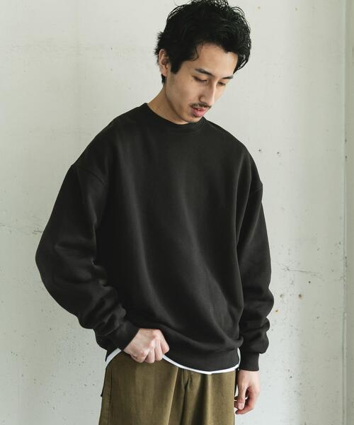 URBAN RESEARCH DOORS(アーバンリサーチドアーズ)の「『UR TECH』ピグメントダイ裏起毛スウェット(スウェット・メンズ・ブルー/グレー/ブラック・LARGE/MEDIUM)」の14枚目の写真