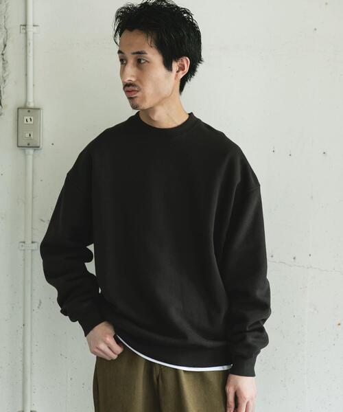 セール】『UR TECH』ピグメントダイ裏起毛スウェット（スウェット