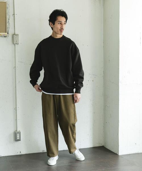 URBAN RESEARCH DOORS(アーバンリサーチドアーズ)の「『UR TECH』ピグメントダイ裏起毛スウェット(スウェット・メンズ・ブルー/グレー/ブラック・LARGE/MEDIUM)」の18枚目の写真