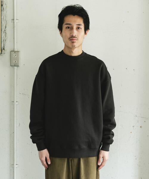 セール】『UR TECH』ピグメントダイ裏起毛スウェット（スウェット