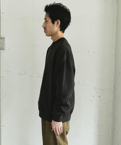 URBAN RESEARCH DOORS(アーバンリサーチドアーズ)の「『UR TECH』ピグメントダイ裏起毛スウェット(スウェット・メンズ・ブルー/グレー/ブラック・LARGE/MEDIUM)」の20枚目の写真