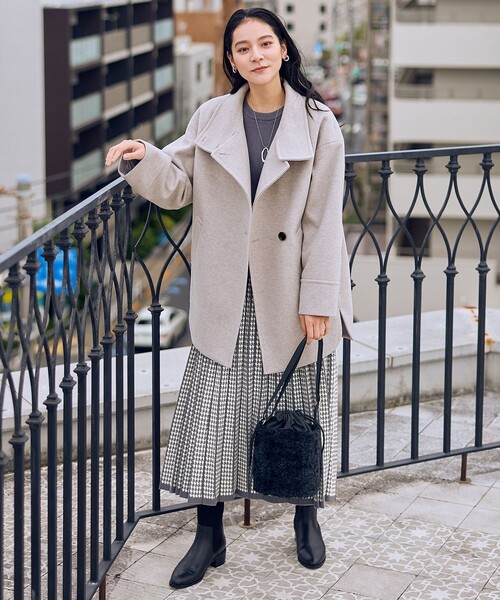 スタンドコクーンコート（その他アウター）｜ANY（エニィ）の