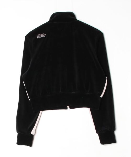 DOUBLE STANDARD CLOTHING(ダブルスタンダードクロージング)の「パシフィックヘビーベロアトラックジャケット(ブルゾン・レディース・サックスブルー/ベージュ×ブラック・38/36)」の18枚目の写真