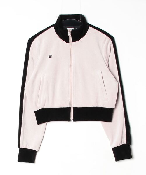 DOUBLE STANDARD CLOTHING(ダブルスタンダードクロージング)の「パシフィックヘビーベロアトラックジャケット(ブルゾン・レディース・サックスブルー/ベージュ×ブラック・38/36)」の16枚目の写真