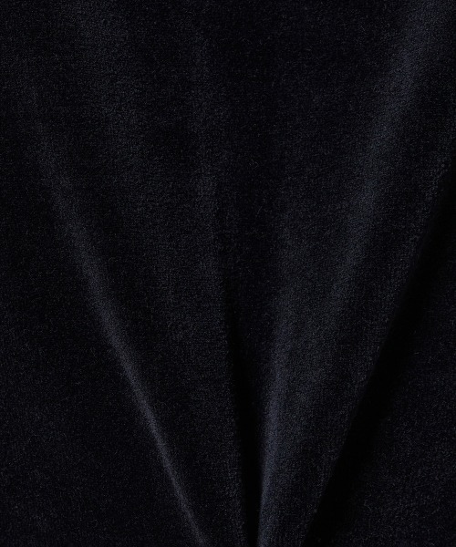 DOUBLE STANDARD CLOTHING(ダブルスタンダードクロージング)の「パシフィックヘビーベロアトラックジャケット(ブルゾン・レディース・サックスブルー/ベージュ×ブラック・38/36)」の13枚目の写真