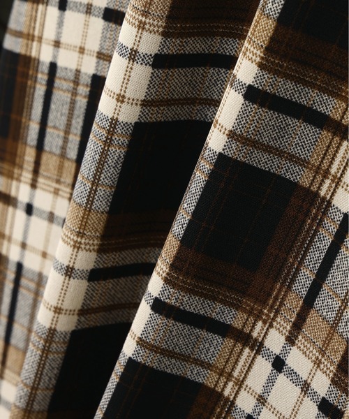 N.（N. Natural Beauty Basic）（エヌエヌナチュラルビューティーベーシック）の「チェックボウタイブラウス（シャツ/ブラウス・レディース・ブラック/ブラウン・MEDIUM）」の6枚目の写真