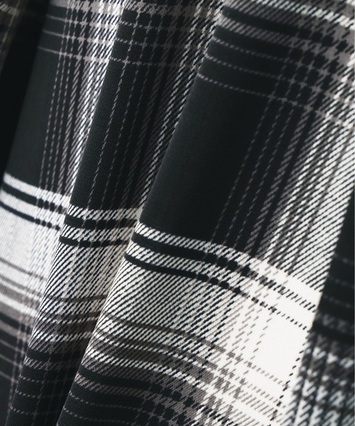 N.（N. Natural Beauty Basic）（エヌエヌナチュラルビューティーベーシック）の「チェックボウタイブラウス（シャツ/ブラウス・レディース・ブラック/ブラウン・MEDIUM）」の4枚目の写真