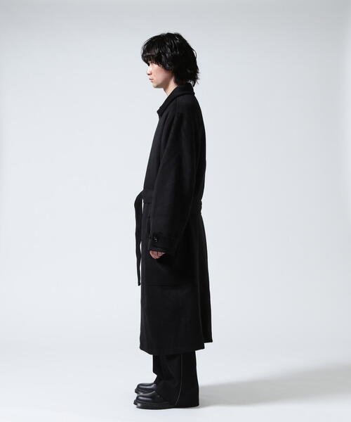 GEN_DAI（ゲンダイ）の「GEN_DAI/ゲンダイ/WOOL WRAP COAT（トレンチコート・メンズ・ブラック・0/1）」の13枚目の写真