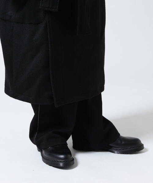 GEN_DAI（ゲンダイ）の「GEN_DAI/ゲンダイ/WOOL WRAP COAT（トレンチコート・メンズ・ブラック・0/1）」の5枚目の写真