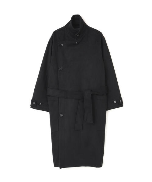 GEN_DAI（ゲンダイ）の「GEN_DAI/ゲンダイ/WOOL WRAP COAT（トレンチコート・メンズ・ブラック・0/1）」の6枚目の写真