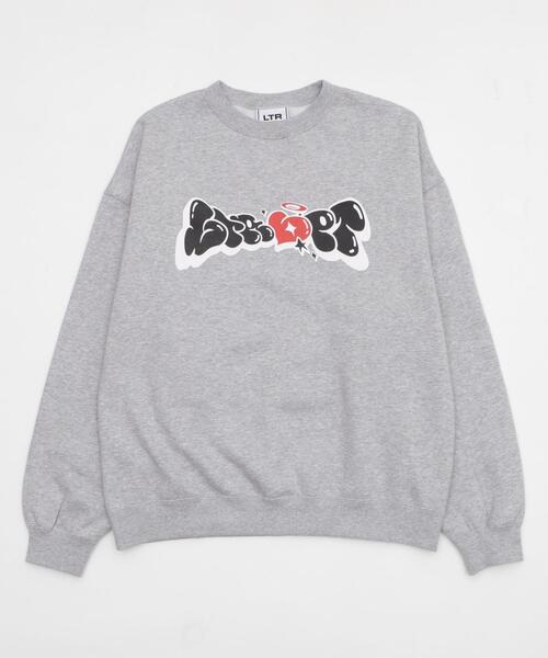 LTR DEPTH(レイターデプス)の「LTR DEPTH/ハートモチーフプルオーバー(スウェット・メンズ・ブラック/杢グレー/ネイビー/レッド・MEDIUM/LARGE)」の14枚目の写真