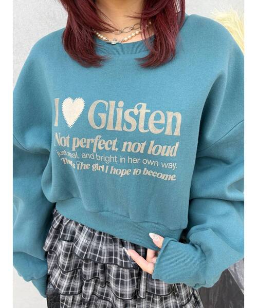 EVRIS（エヴリス）の「【裏起毛】グラフィックショートスウェット（スウェット・レディース・グリーン/グレー/ブラック・FREE）」の20枚目の写真