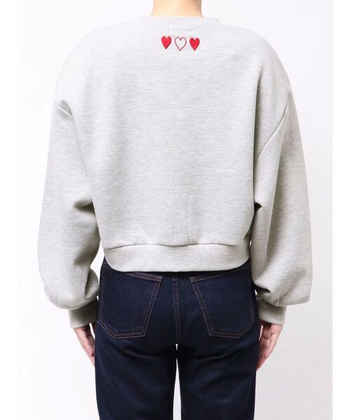 EVRIS（エヴリス）の「【裏起毛】グラフィックショートスウェット（スウェット・レディース・グリーン/グレー/ブラック・FREE）」の21枚目の写真