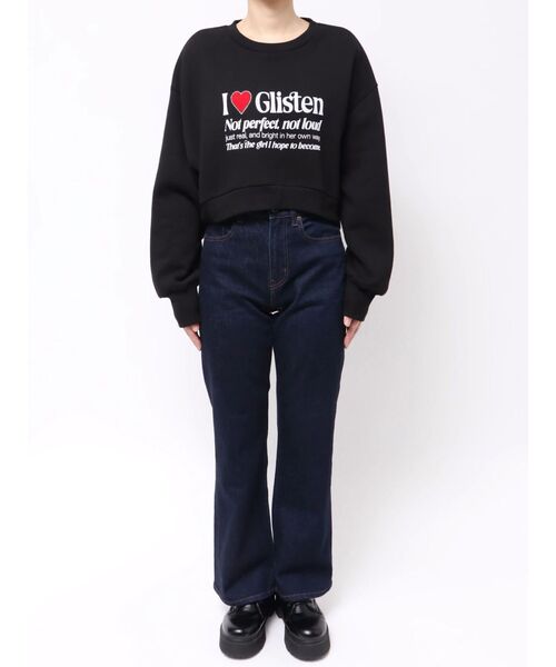 EVRIS（エヴリス）の「【裏起毛】グラフィックショートスウェット（スウェット・レディース・グリーン/グレー/ブラック・FREE）」の19枚目の写真